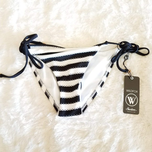 Wildfox Other - Wildfox  Dreamhouse Stripe String Bikini Bottoms
